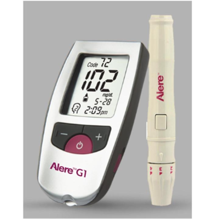 Alere G1 Glucometer with 25 Strips and 10 Round Lancets | Daraz.com.bd