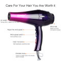 Ubeator -2400W Household and Barber ShopHigh Power Styling Tools Blow Dryer Hot And Cold Wind Hair Dryer-8690-Purple. 