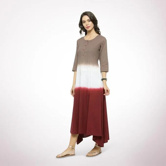 Multi%20Color%20Batik%20Cotton%20Pure%20Tie%20Dye%20Kurti%20For%20Women%20-%20Image%203