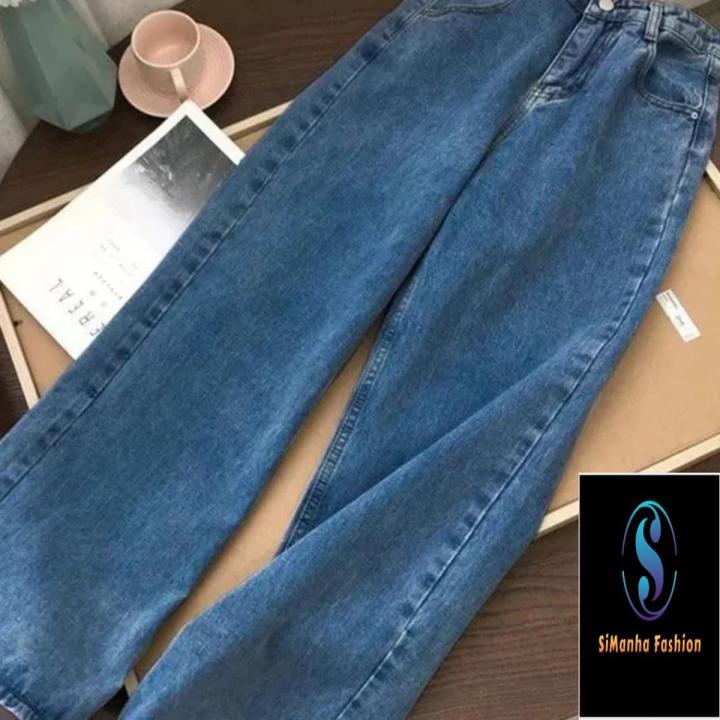 Casual Denim Jeans Pants for Women - Blue