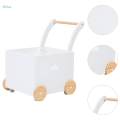 Baby Push Wood Shopping Cart Toy for Child Aged 3 Years Old and above. 