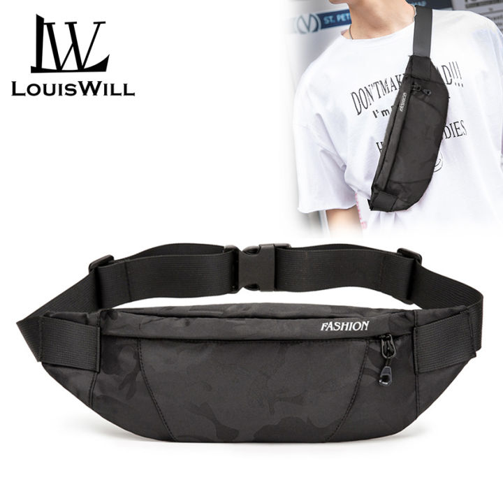 Louiswill's Oxford Cloth & Polyester - Fashionable Waist Bag for men