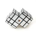 Double 3x3 Conjoined Mirror Face Magic Cube Speed Cube Puzzle Toy For Kids Boys Gift Magic Toys Brain Teasers Kids Gifts.