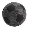 Holographic Reflective Football Wear Resistant Standard Size Luminous Glowing Football PU Reflective Effect for Night Training. 