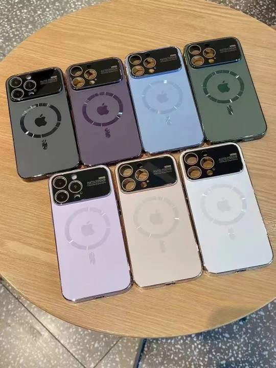 AUTO%20FOCUS%20Magsafe%20Magnetic%20Wireless%20Charging%20With%20Large%20Window%20in%20Machine%20Color%20With%20Electroplating%20Frame%20Phone%20Case%20%20For%20iPhone%2015%20/%2014%20/%2013%20/%2012%20/%2011%20Series%20Back%20Cover%20-%20Image%209