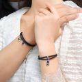 HENLI Minority Unique Moon Valentine's Day Present Adjustable Boys and Girls Astronaut Bracelet Couple Hand Rope Korean Style Jewelry Star.