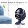 OCUBE D603 4W USB Charging Portable Desktop Fan Clip Fan, with 4 Speed Control. 