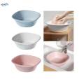 Portable Washbasin Soaking Tub 34x32x11cm Laundry Bowl Cleaning Pail Dish Washing Pan Vegetable Fruit Wash Pan for Household Bathroom Garden.