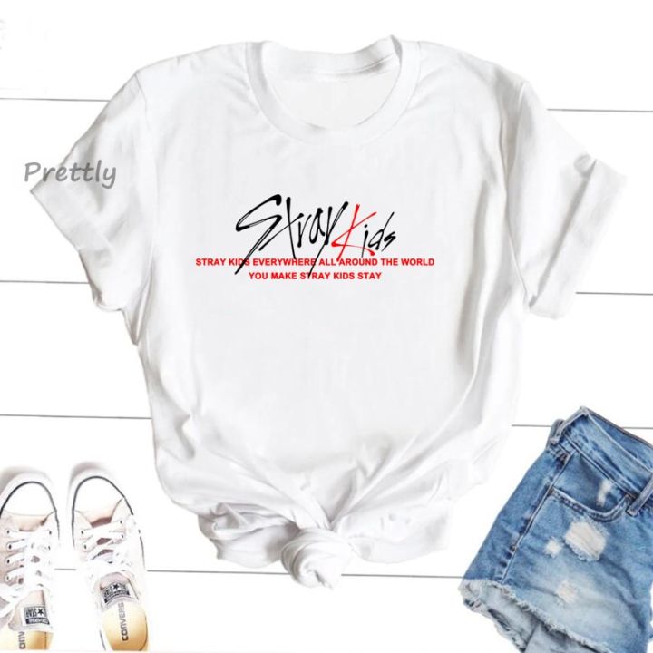Stray%20Kids%20Maniac%20T%20Shirt%20Women%20Korean%20Fashion%20Straykids%20Everywhere%20All%20Around%20The%20World%20Tshirt%20Kpop%20Cotton%20Short%20Sleeve%20Tees%20-%20Image%206