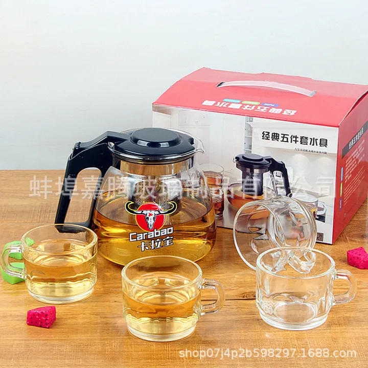 Wholesale%20heatproof%20glass%20tea%20set%20creative%20bubble%20teapot%20flower%20teapot%20five-piece%20set%20of%20event%20gifts%20silk%20screen%20logo%20-%20Image%202