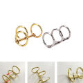 1X Metal Notebook Loose Leaf Binder Binder Ring Snap Album Split Hinged Keyring. 