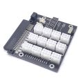 2X Mining Breakout Board 12Port 6Pin Power Supply Module Board with LED 4Pin Cable PSU Server 750W 1100W 1600W. 