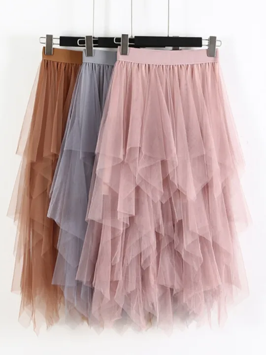 Women%20irregular%20Tulle%20Skirts%20Fashion%20Elastic%20High%20Waist%20Mesh%20Tutu%20Skirt%20Pleated%20Long%20Skirts%20Midi%20Skirt%20Saias%20Faldas%20Jupe%20Femmle%20-%20Image%207