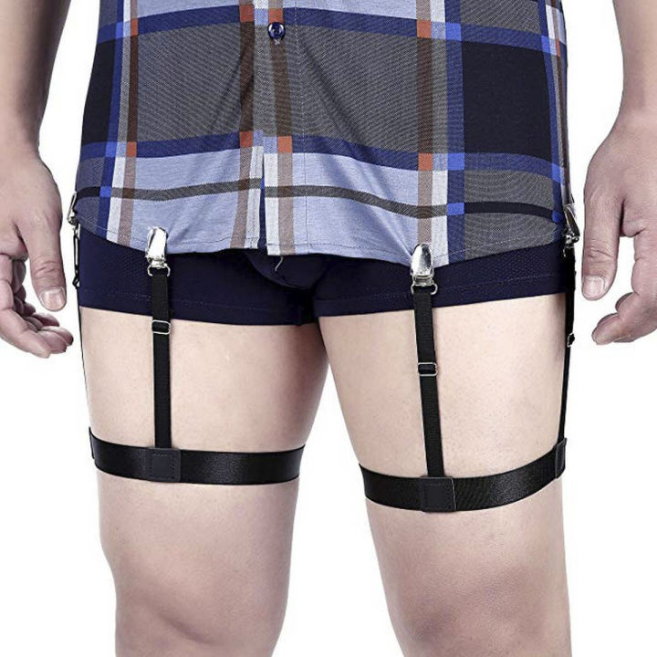 High%20Quality%20-%20Adjustable%20Stays%20-%20Non-slip%20Locking%20Clamps%20-%20Garter-Style%20-%20Keeps%20Shirts%20Tucked%20-%20Shirt%20for%20Men%20-%20Image%205