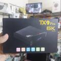 TX9 Pro Android TV Box 8GB RAM play Store Wifi. 