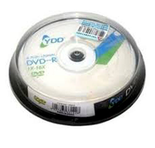 YDD%20DVD-R%204.7GB/1X-16X/120Min%20Blank%20Disc%2010%20pieces%20Pack%20-%20Image%202