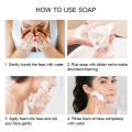 Sea Salt Soap Exfoliating Acne Treatment Deeply Goat's Milk Soap Body Whitening Cleaner Pores Blackheads Removal Makeup Tools. 