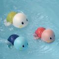 Clockwork swimming turtle Simulation animal plush jumping stail children's toys -1pcs. 
