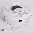 Rotating Electric Indoor Flycatcher Device to Catch and Catch Flies with Your Own Bait.