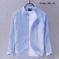 HH Fashion Long Sleeve ocean blue Shirt For Men.