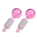 2pcs/box Facial Massager Ice Roller Crystal Face Roller Ball Ice Globes Sticks Face Neck Eye Massager Beauty Skin Care Tools. 