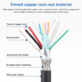 10 Pin Motherboard Female Header to 2 USB 2.0 Female Adapter Cable, Length: 50cm.