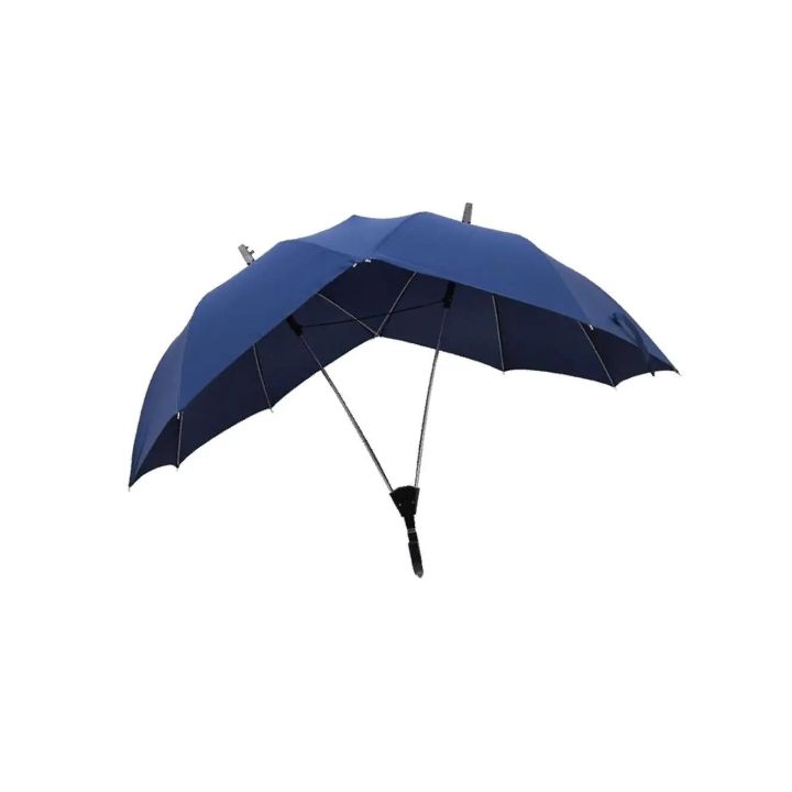 Automatic Open Umbrella Anti-UV Rain Windproof Couple’s Umbrella Large Blue