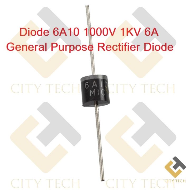 5Pcs-%20Diode%206A10%201000V%201KV%206A%20General%20Purpose%20Rectifier%20Axial%20Diode%206A10%20Silicon%20Junction%20Diode%20R-6%20Package%20Electrical%20Circuitry%20&%20Parts%20-%20Image%205