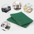 (Pack of 10pcs) Modern Bright Dish Washing Pad Green Scouring Pad Dish Cleaning Scrubber Scouring Pads for Dishes Kitchen Scrubbers & Metal Grills - Majuni. 