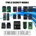 Newest TPM 2.0 Encryption Security Module Remote Card Supports Version 2.0 12 14 18 20-1pin Pin Support Multi-brand Motherboard. 