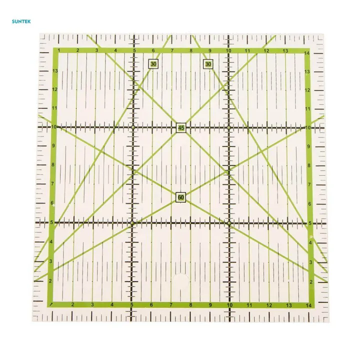 3x1%20Piece%20Plastic%20Quilting%20Template%20Patchwork%20Tailor%20Sewing%20Ruler%20Square%20-%20Image%208