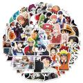 50pcs Mixed Anime Stickers One Piece Demon Slayer Naruto Hunter Anime Sticker Notebook Motorcycle Skateboard Computer Mobile Phone Cartoon Decal Toy. 