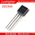 10Pcs- C945 2SC945 2SC-945 2SC 945 NPN Transistor 50V 0.1A 0.25W TO-92 Package 3 Pin Leads Bipolar NPN General Purpose Transistor.