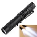 CREE XPE Clip Mini LED Flashlight Torch Waterproof Handheld Penlight Lamp Powered by AAA batteries. 