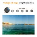 K&F Concept KF01.2602 77mm 2 in 1 ND2-ND32 Variable Neutral Density VND+CPL Filter. 