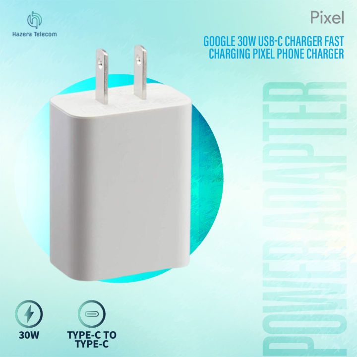 Google 30W USB C Fast Charger with Quick Charge 3.0 for Pixel and Type C Devices