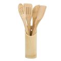Bamboo Wood Made Kitchen Cooking Spoon Set 5PCS. 