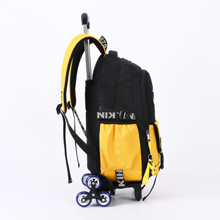 New%20Cartoon%20Trolley%20School%20Bag%20Easy%20Stairs%20Climbing%20Children%20Primary%20School%20Students2-6Grade%20Boy%20Internet%20Celebrity%20Backpack3%20-%20Image%204