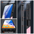 lthmy for Samsung Galaxy A14 5G Phone Case Heavy Duty Hybrid 2 in 1 Hard PC Soft TPU Shockproof Case.