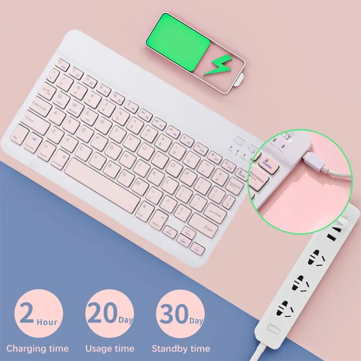 10inch%20Bluetooth%20Wireless%20Keyboard/Mouse%20Portable%20Ultrathin%20Lightweight%20For%20iPad%20Tablet%20Android%20Cellphone%20Laptop%20-%20Image%202