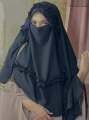 Instant Crown Ready Hijab With Niqab 2021 For Woman. 