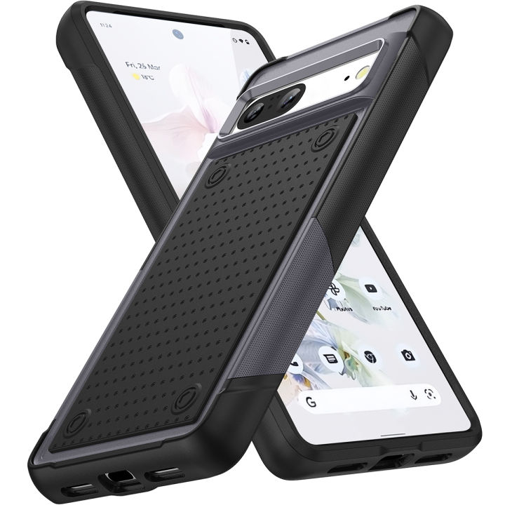 Anti-fall 2 in 1 Heavy Duty Armor Case For Google Pixel 7 Phone Case Shockproof Soft Casing Hard Back Cover