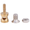 10Pcs Brass Linkage Stopper for 2.1mm Pushrod Connector for RC plane Model. 