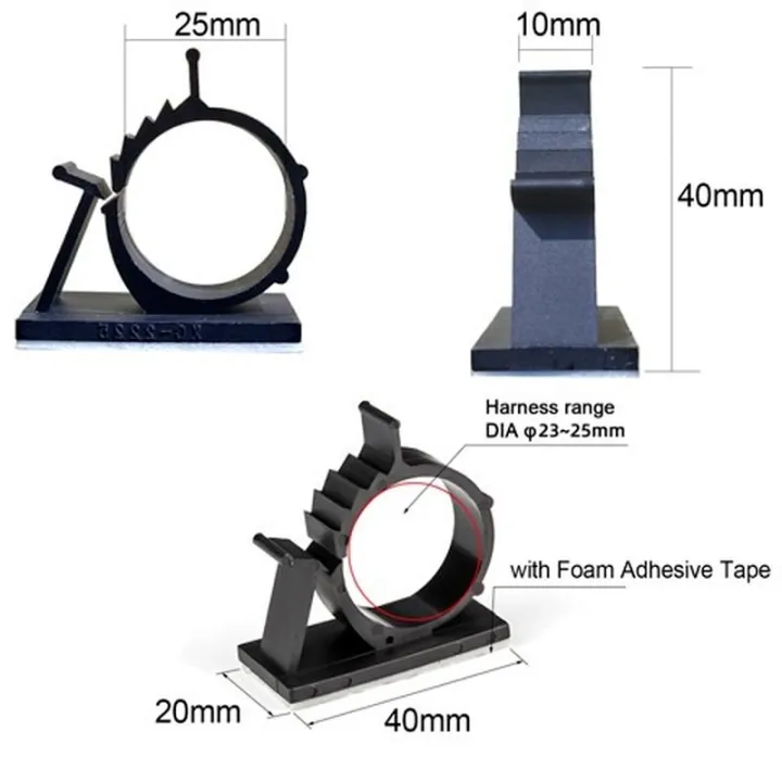 5pcs%2025MM%20Self-Adhesive%20Adjustable%20Cable%20Clips%20Cable%20Management%20Clamps%20Cable%20Organizer%20Cable%20Holder%20Durable%20Strong%20Cable%20Wire%20Clip%20-%20Image%207