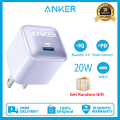Anker 511 Nano Pro 20W PIQ 3.0 Durable Compact Fast USB C Charger. 