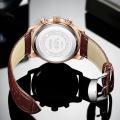 LIGE Watches Mens Top Brand Luxury Clock Casual Leathe 24Hour Moon Phase Men Watch Sports Waterproof Quartz Chronograph+Box. 