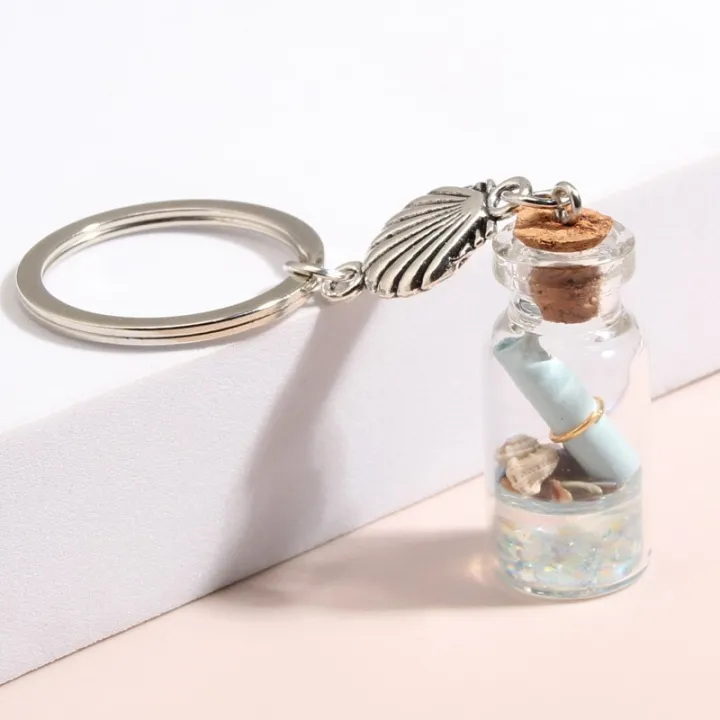 Sea%20Keychain%20Shell%20Starfish%20Conch%20Moving%20Liquid%20Drift%20Bottle%20Key%20Ring%20Wishing%20Key%20Chains%20Friendship%20Gifts%20Handmade%20Jewelry%20-%20Image%204