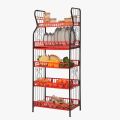 Rfl-Imperial Kitchen Rack 5 Step Red 626420. 