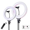 LED Ring Light 5600K 36w Photo Studio 14 inchi Lamp Photography Dimmable For Yoytube Video Makeup with Remote control phone Holder.