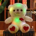 1Pcs Toys for Children Plush Light Bear Toy Tool Soft Present Birthday Gift Light LED Stuffed Animals Plush Toy Colorful Glowing. 